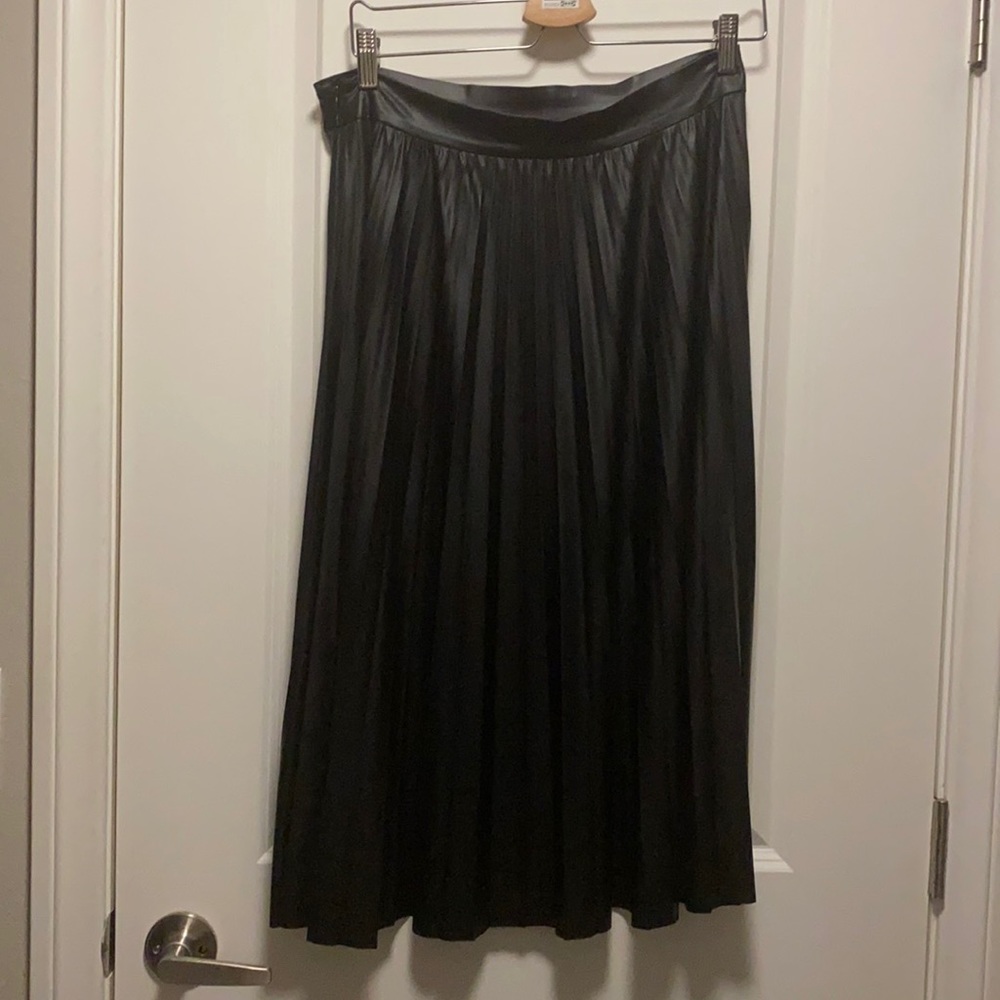 Zara Black Pleated Skirt